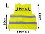 Atstarojošā veste dzeltena