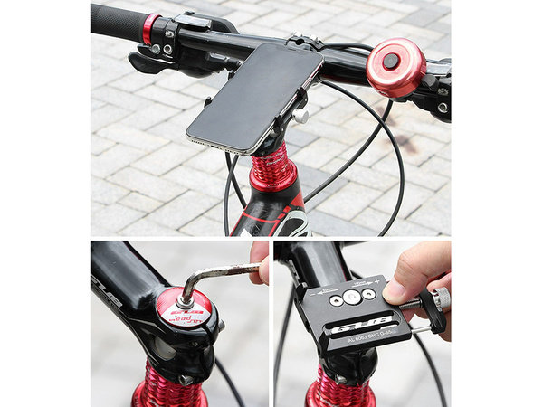 Soporte para teléfono gps bicicleta gub g85