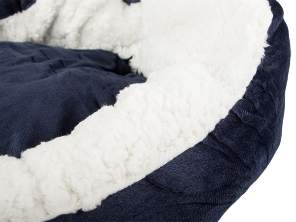 Chlupatý pelíšek pro psy a kočky měkký 60 cm