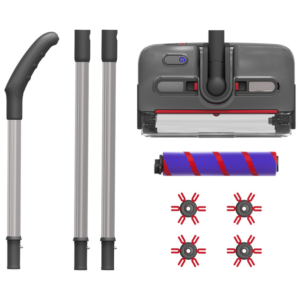 Aspirador inalámbrico manual giratorio 360 cepillo eléctrico kaśka