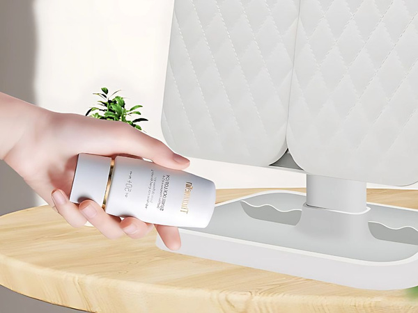 Meigipeegel led valgustatud kokkuklapitav meigipeegel usb 3 värvi