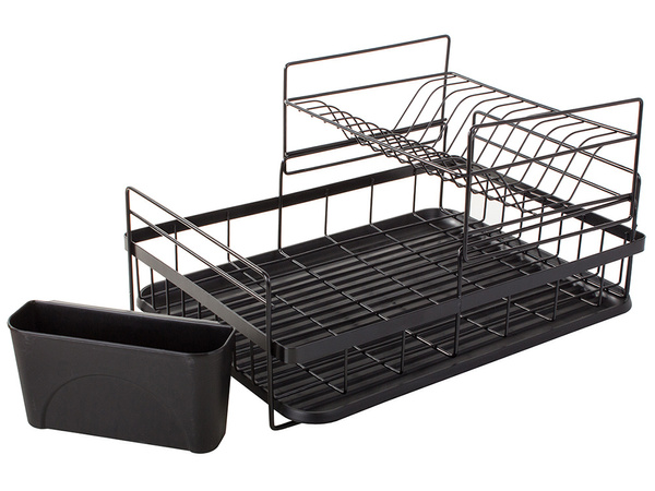 Double-deck drainer with tray