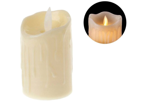 Battery candle led candle moving flame wax