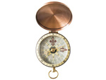 Compass metal compass pocket tourist lockable magnetic army