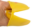 Silikon-küchenhandschuh, greifhilfe, hitzebeständig, schutz für hähnchen
