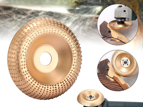 Wood sanding disc carving angle planer gold