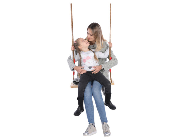 Wooden garden swing for children and adults strong board