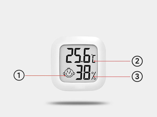 Digitales thermometer wetterstation raumhygrometer