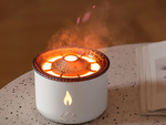 Humidificador de aire led difusor rgb volcán fragancia niebla fuego explosión