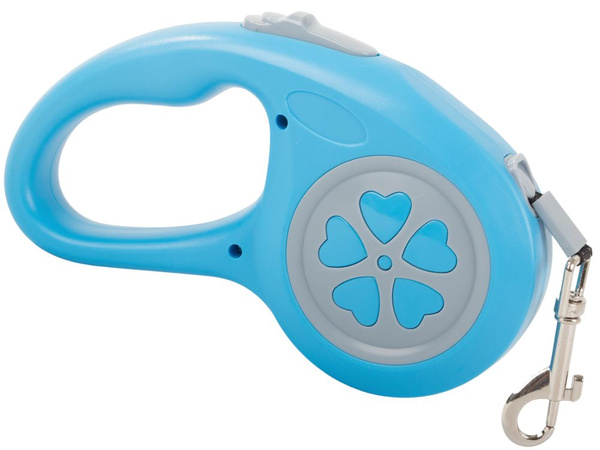 Automatic lanyard for dogs blocking powerful lightweight coil 5m 15kg