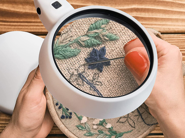 Lupa szkło powiększające lampa kosmetyczna led