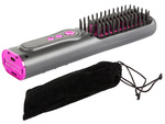 Hair straightening brush 2in1 electric cordless