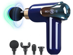 Mini pistola de masaje potente pistola de masaje portátil + 4 puntas