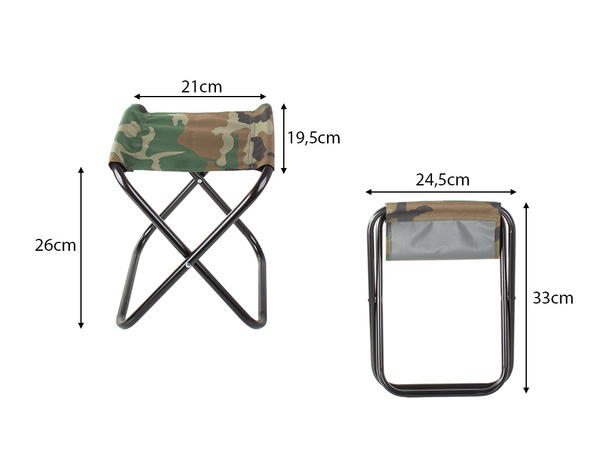 Chaise de pêche touristique tabouret pliant