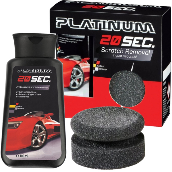 Įbrėžimų šalinimo rinkinys poliravimo pasta platininė kempinėlė