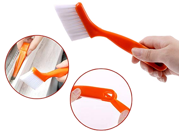 Slot cleaning brush slot scraper