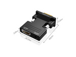 Konverter adapter von hdmi auf vga d-sub audio