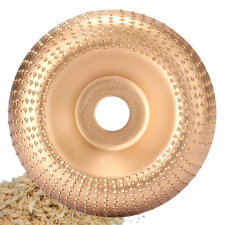 Wood sanding disc carving angle planer gold