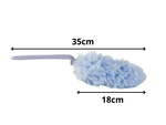 Mikrofiber porolókefa por, kosz és pájzsfények eltávolításához, 35 cm