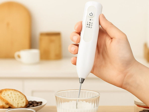 Battutor electric pentru spumat lapte pentru cafea mixer manual fără fir