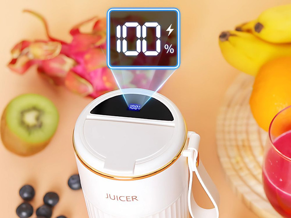 Mešalnik za smoothieje, koktajle in sokove, prenosni, USB, brezžični, priročen
