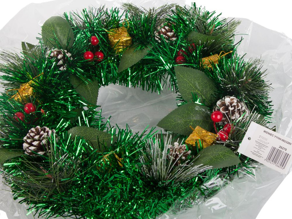 Guirlande couronne de noël décorations de noël décoration de porte fenêtre
