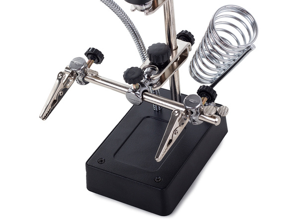 Third hand lutter 5 led handle 2.5x 90mm tuning lamp