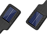 Farola solar led de exterior con sensor de movimiento y crepuscular + mando a distancia