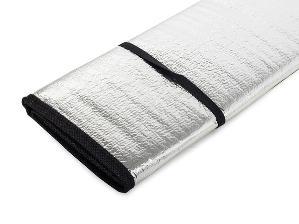 Windscreen sunshade mat for the rear windscreen of a car