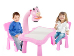 Retroproyector mesa de dibujo pizarra blanca rotuladores para niños rotuladores