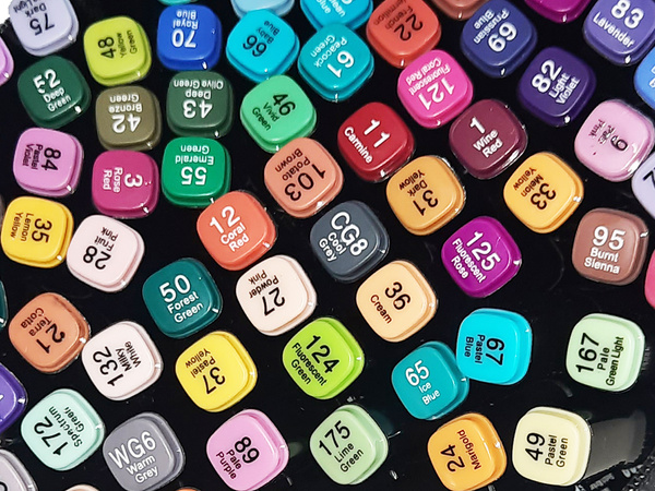 Набор ALCOHOL MARKERS TOUCH KIT 168pcs Tote bag