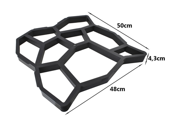 Forma do kostki brukowej kamienia betonu kocie łby