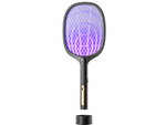 Electric fly swatter for mosquitoes moths insects with uv lamp with stand