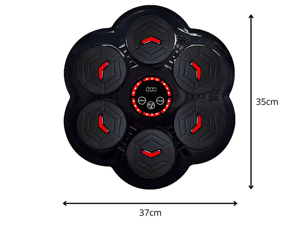 Tarcza bokserska trener boxu muzyka bluetooth usb c + rękawice bokserskie
