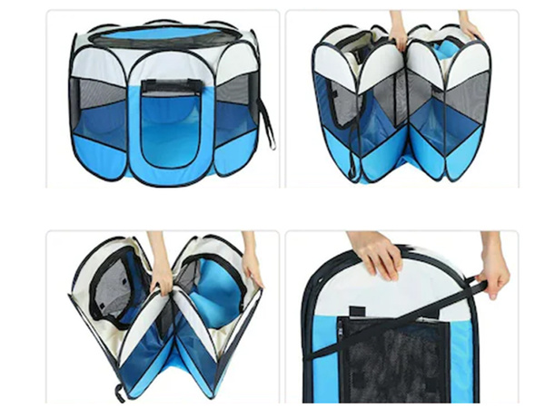 Skládací ohrádka pro psy pelíšek pro kočky klec pro kočky velká bouda lehká