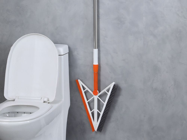 Balai en silicone pour l'eau et autres saletés avec bâton magic long