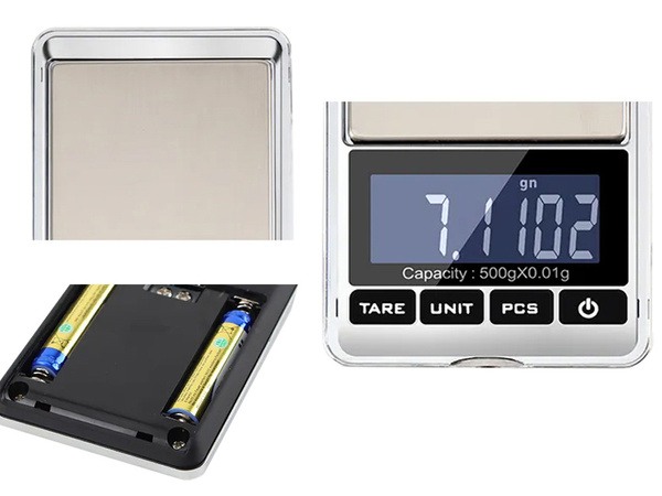 Elektronické presné váhy 500g/0,01