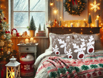 Funda de cojín de navidad 45x45 para navidad