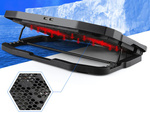 Cojín refrigerante para portátil led regulable con puerto usb
