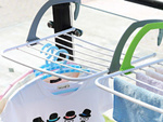 Balcony radiator dryer for laundry