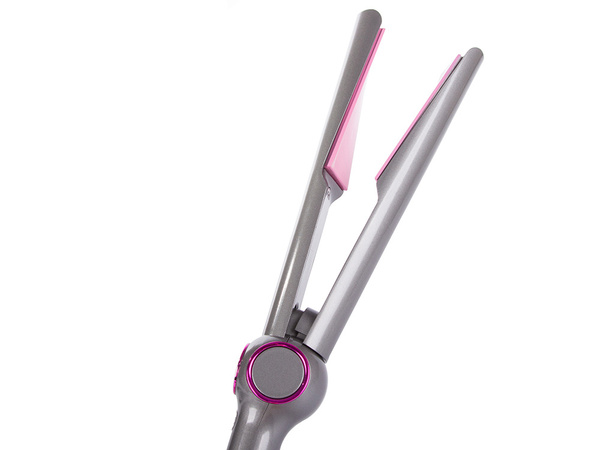 Lisseur cheveux fer a boucler en ceramique 2in1 lcd