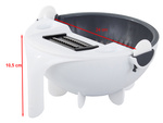 Vegetable slicer with strainer bowl