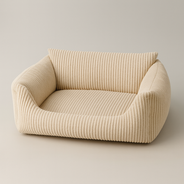 CAMA PARA MASCOTAS PAN̄O DE CORDERO BEIGE L (10)