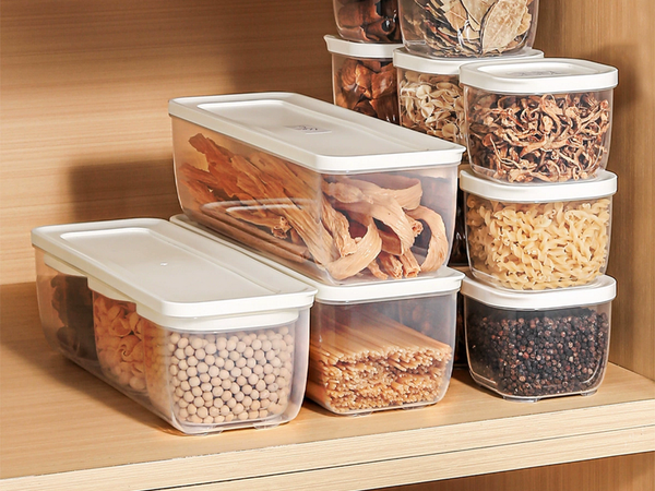 Recipiente para alimentos comida 2,8 l litros con tapa organizador para la cocina caja