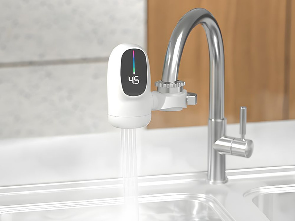 Elektrický ohřevník vody do kránu lcd 3000 w průtokový s displejem