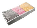 Caja armario organizador cremallera grande para zapatos ropa de cama