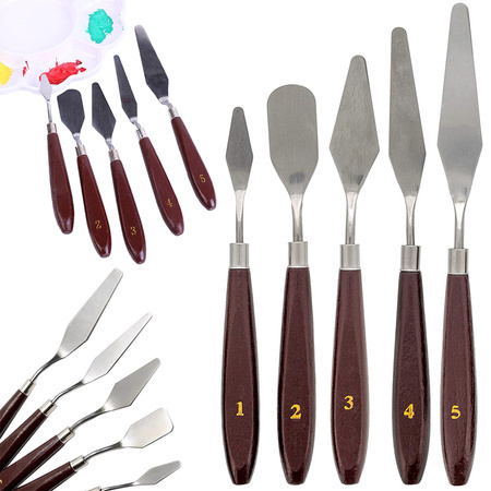 Set of painting spatulas 5 pieces