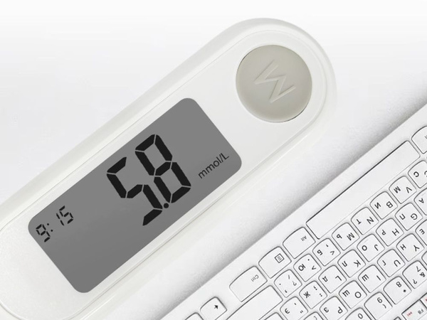 Digitálny glukomer lcd sada 50 prúžkov 50 lanciet na testovanie cukru v krvi