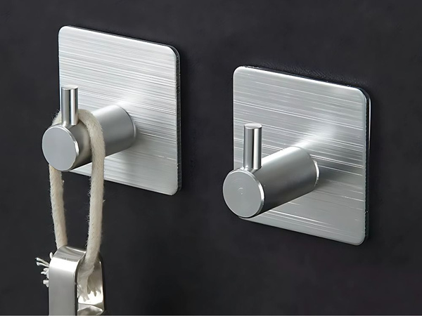 Samolepiace kúpeľňové háčiky 4ks bez vŕtania