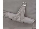 Voile d'ombrage imperméable de jardin 3x2m gris rectangle auvent